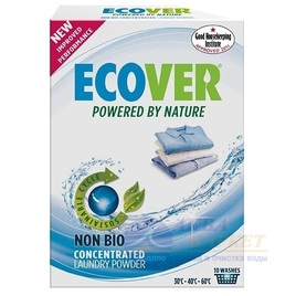 картинка Ecover - Бесфосфатный стиральный порошок NON BIO integrated с отбеливателем, 750 гр