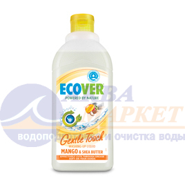 картинка Ecover - Экологическая жидкость для мытья посуды с манго, "Нежное прикосновение", " Ecover, 500 мл