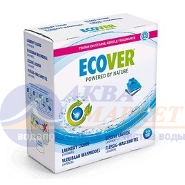 картинка Ecover - Экологическая жидкость для стирки в картонной упаковке "Эковер" 5л